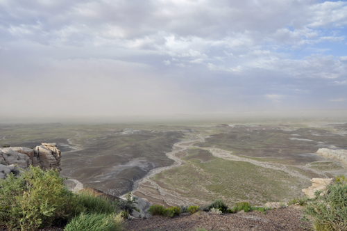 Looking North from the Blue Mesa overlook